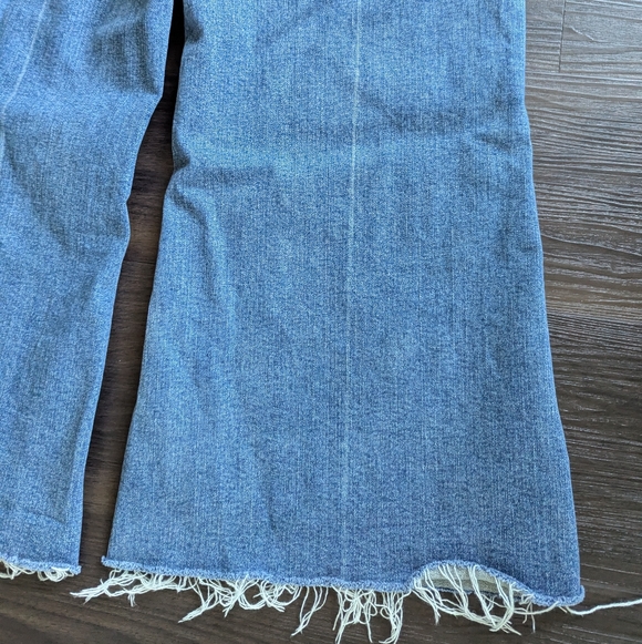 Madewell Curvy Flared Wide Leg Blue Jeans Size 29 - Picture 9 of 9